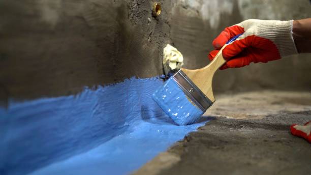 Commercial Exterior Waterproofing project at a Goodland, IN business property by SJ Waterproofing Pros